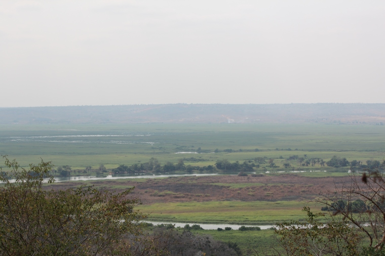 View of the River Kwanza from the camp